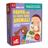 Pappa con le carte degli animali