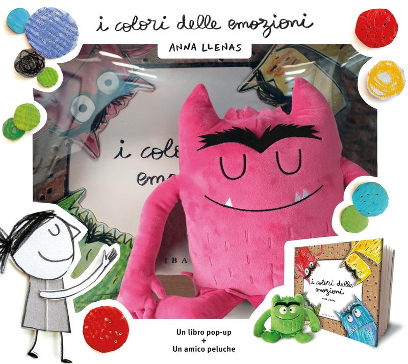 I colori delle emozioni pop up + minipeluche ROSA